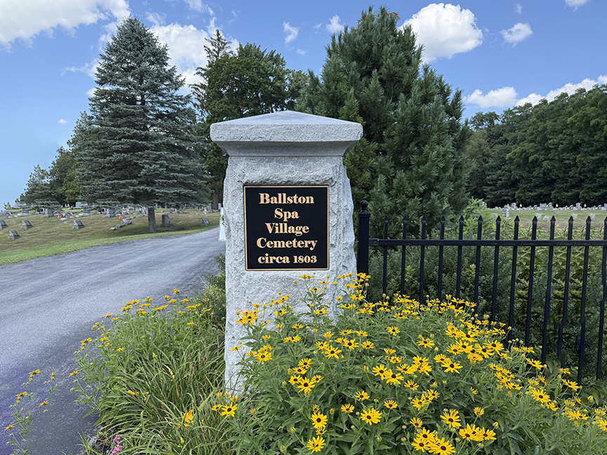 Ballston Spa Village Cemetery in Ballston Spa, New York.