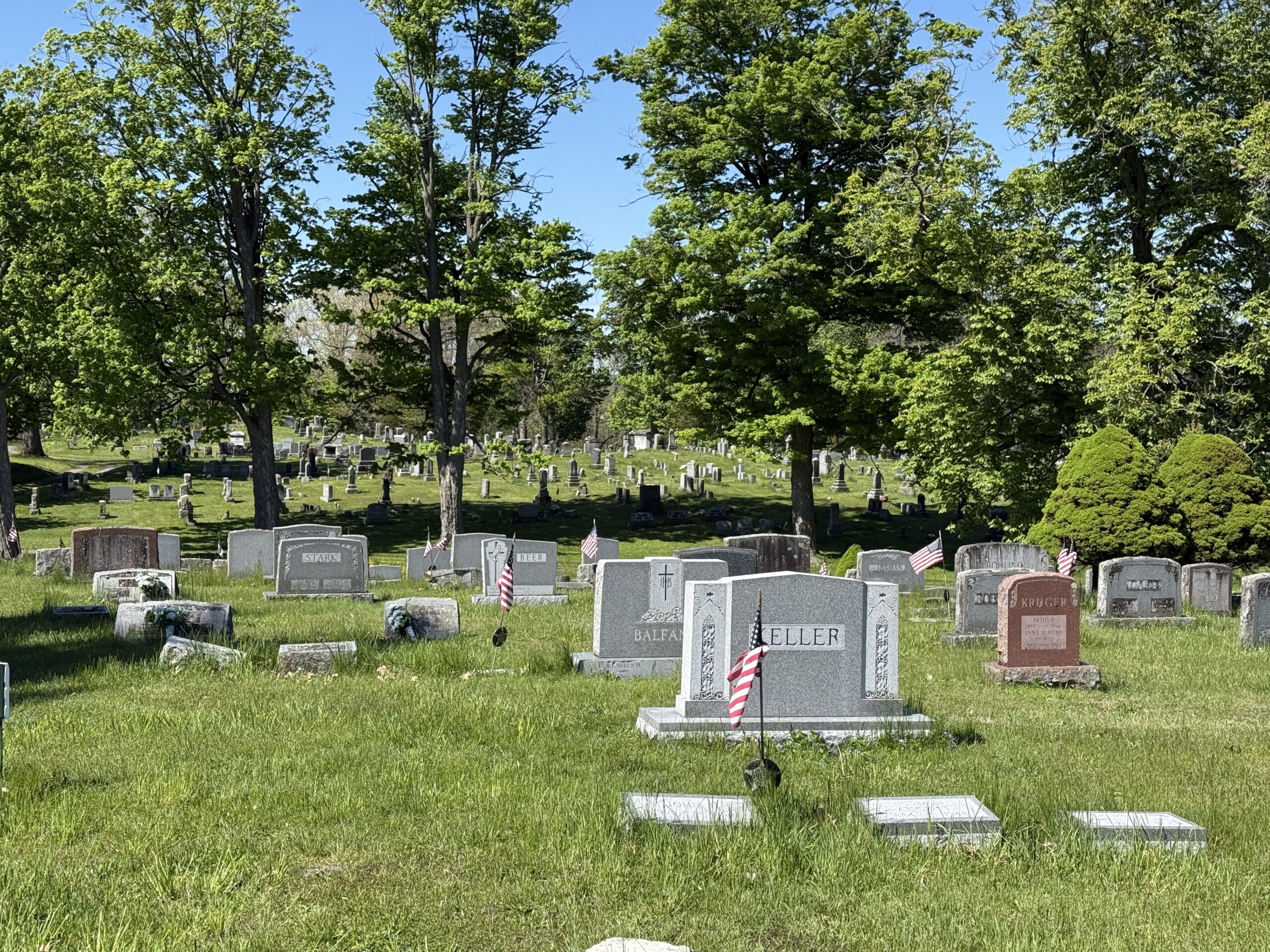Historic cemetery landscape representing family memorial documentation and ancestor grave photography services