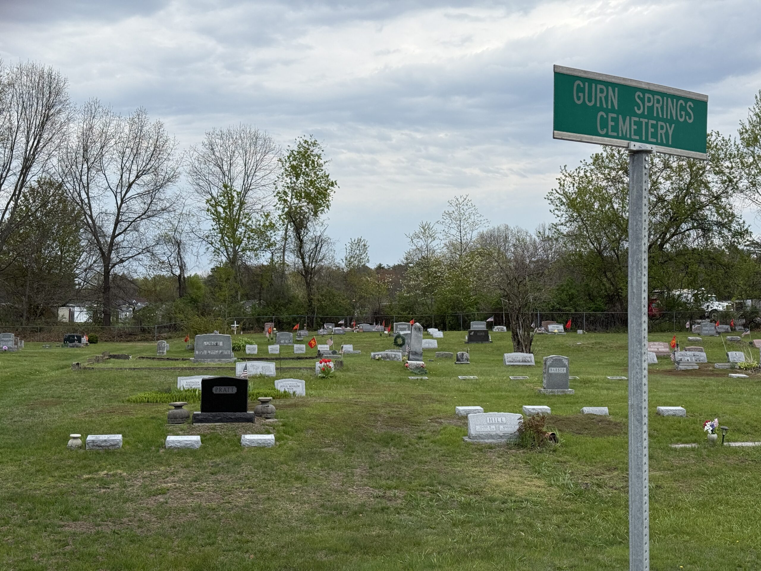 Gurn Springs Cemetery also known as Ellsworth Cemetery in Wilton New York