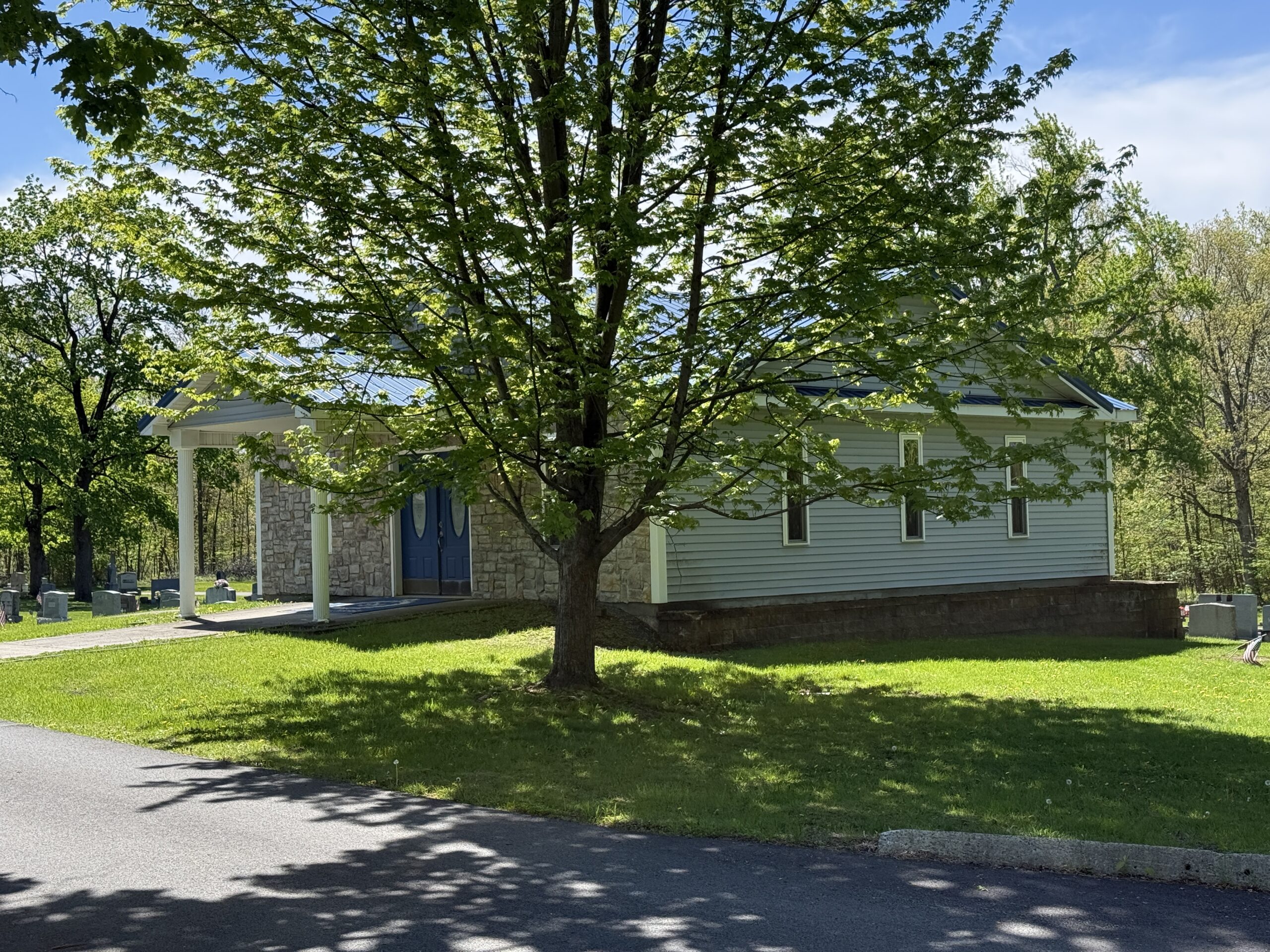Chapel building at St. Michael Cemetery in Amsterdam New York