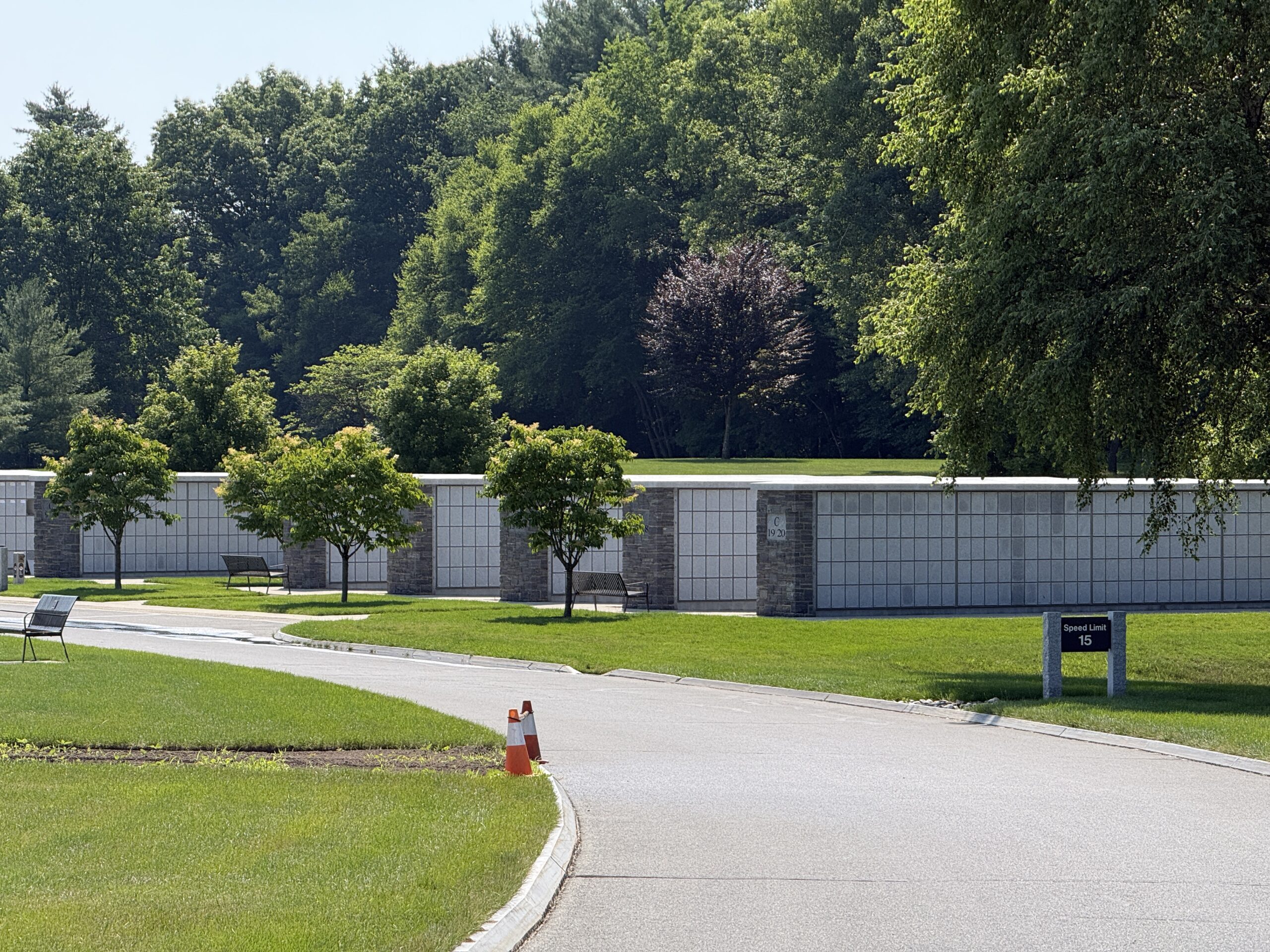 Columbarium niche walls at Gerald B. H. Solomon Saratoga National Cemetery